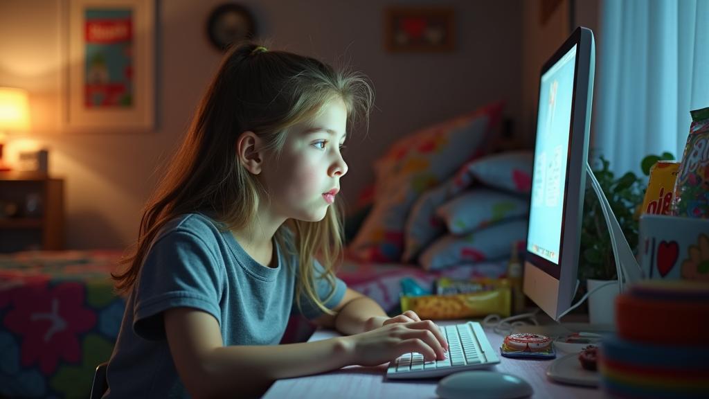 Adolescent Excessive Computer Use Oral Health Deterioration